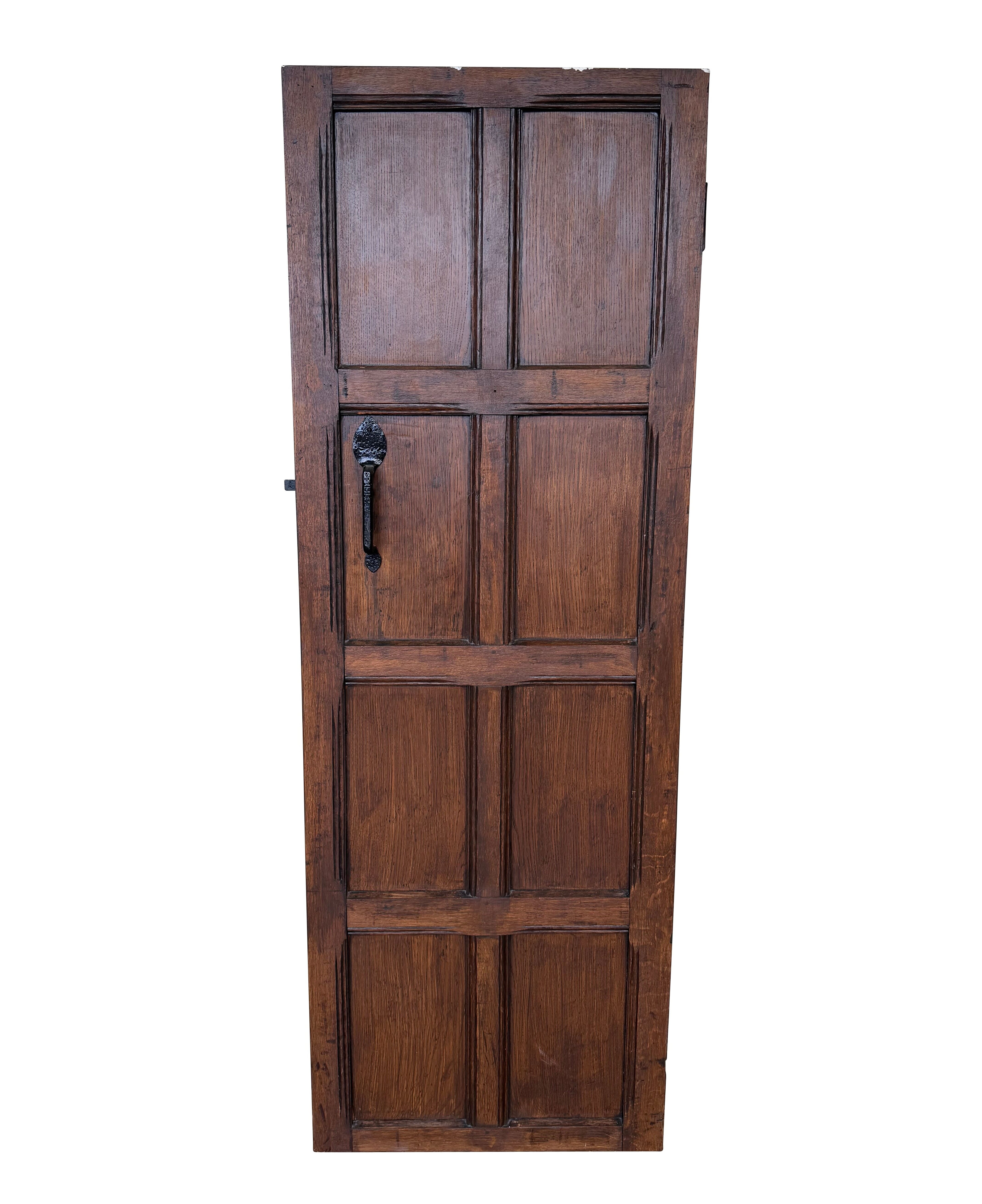8 Panel Reclaimed Oak Internal Door - 11074A