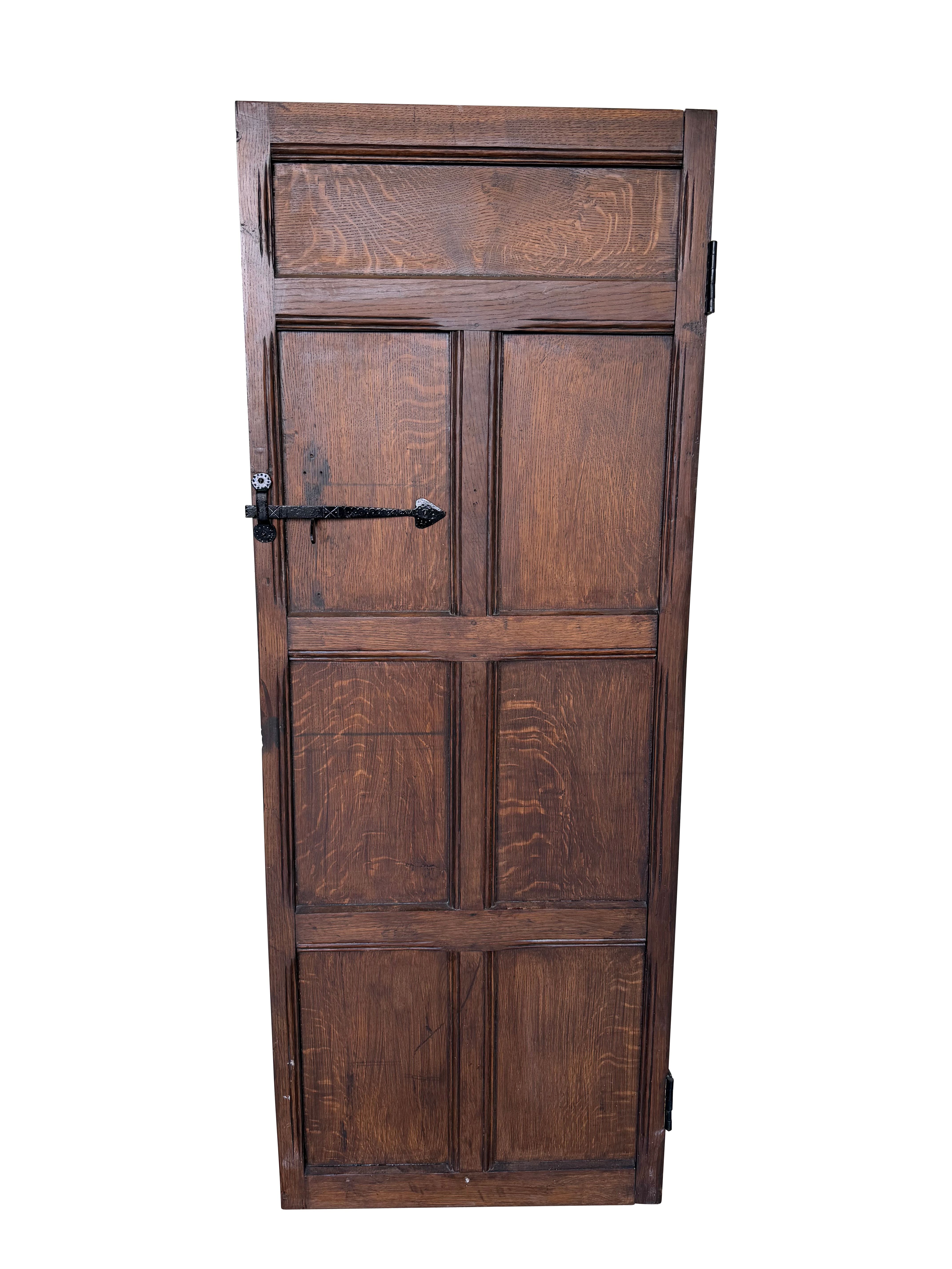 Salvaged Oak 7 Panel Internal Door - 11074E