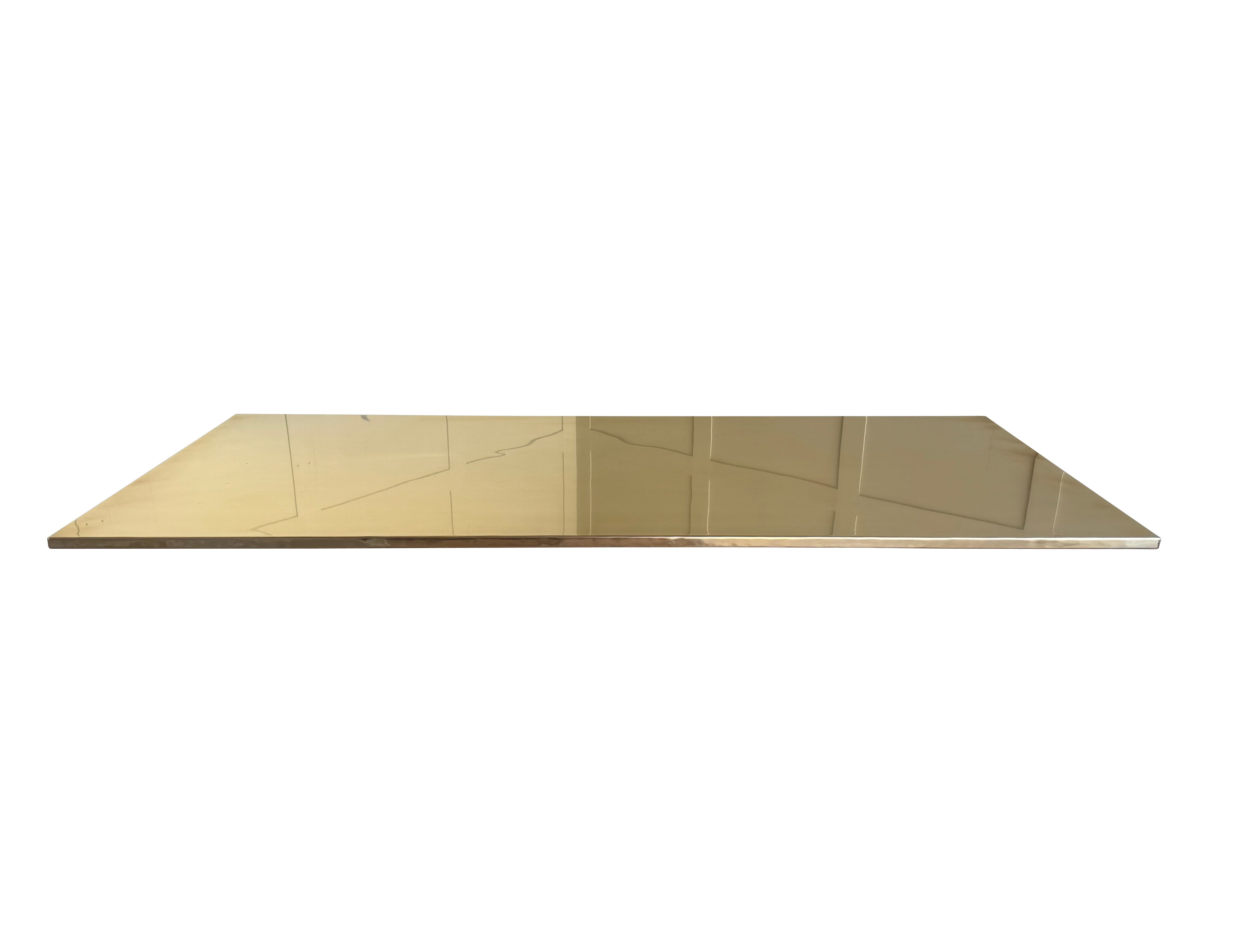 Bespoke Kitchen Natural Brass Top Worktop - D2343