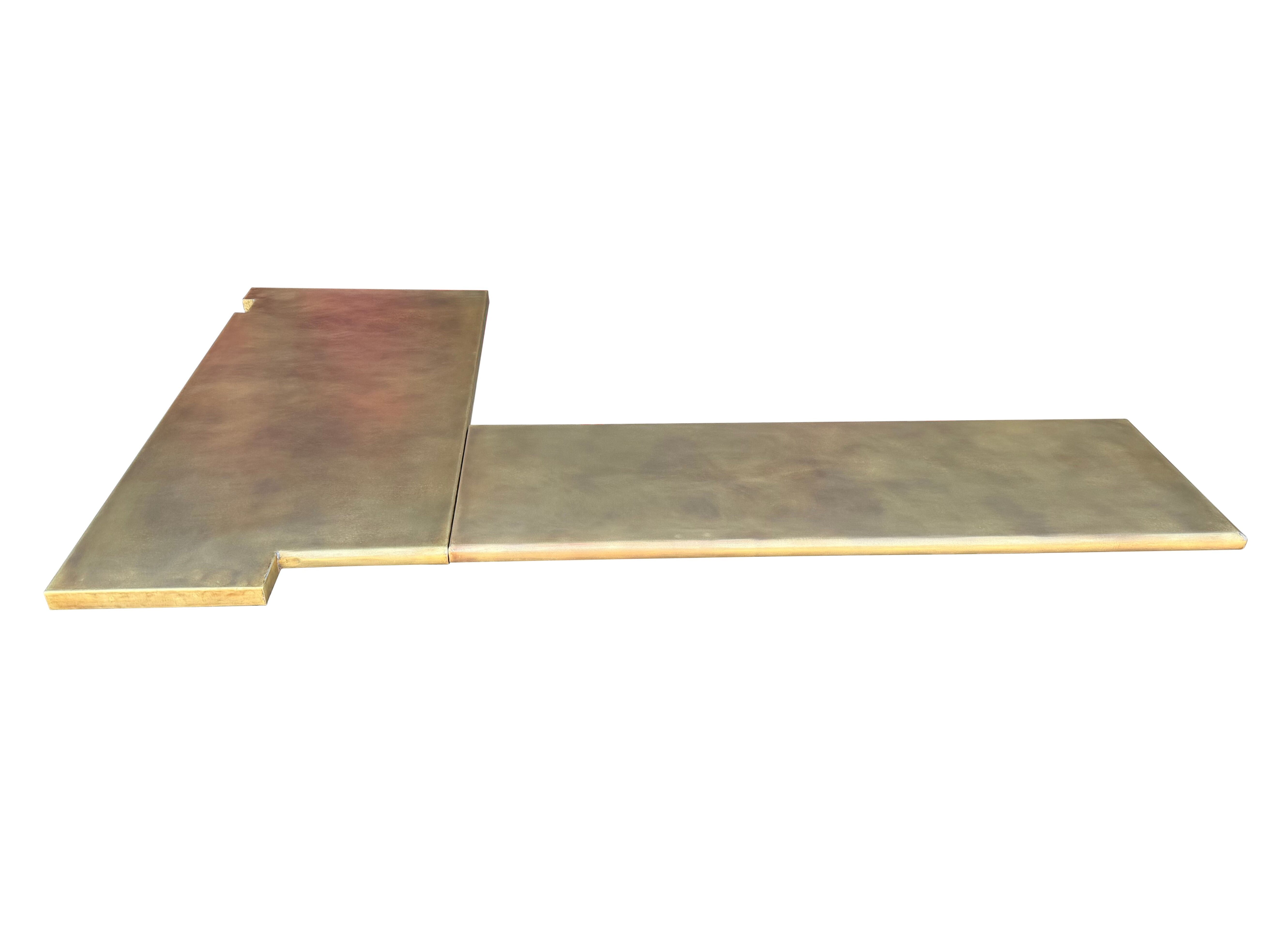 Bespoke Kitchen Brass Top Worktops With Bullnose Detail - D2345