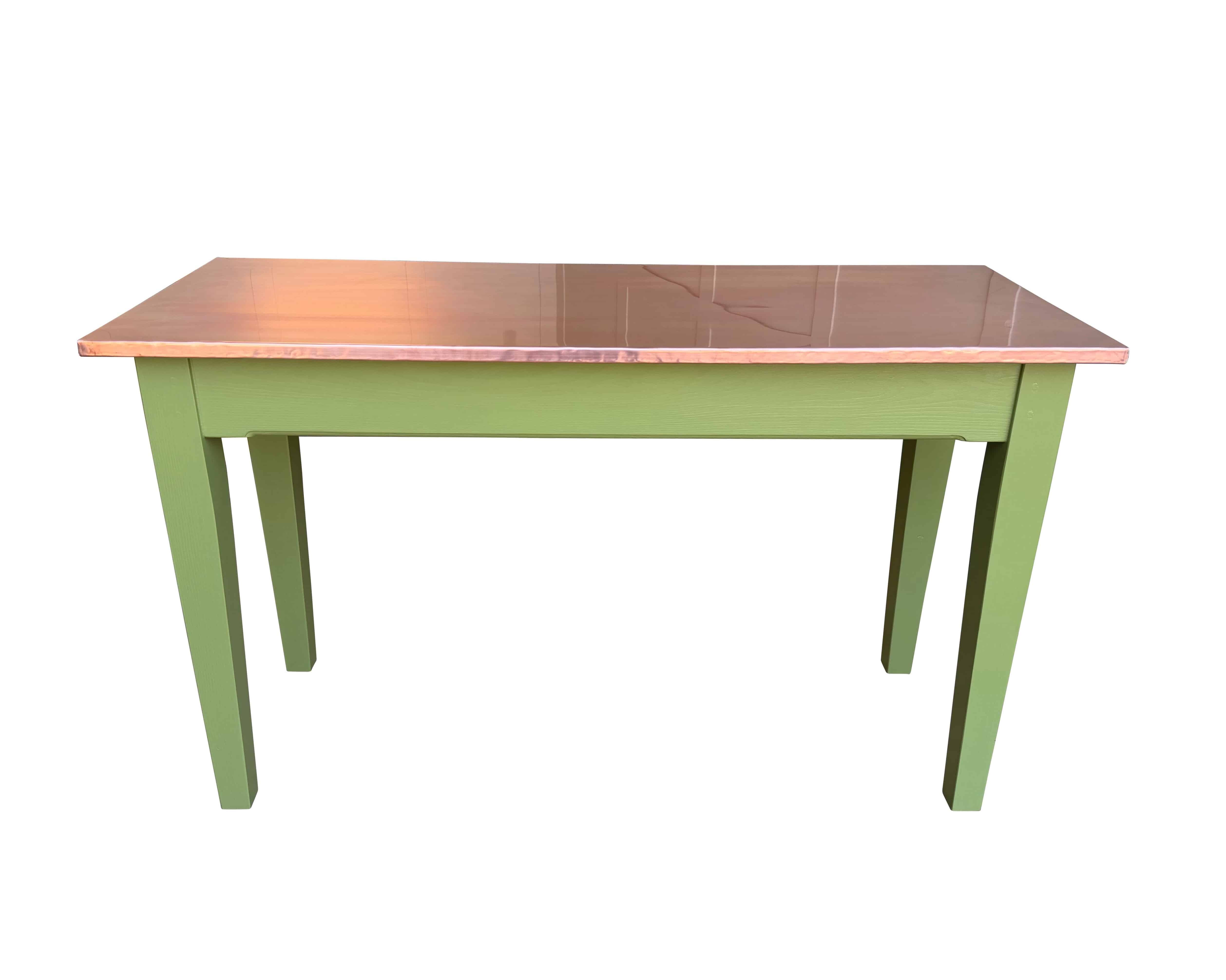 Bespoke Copper Top Hallway / Side Table