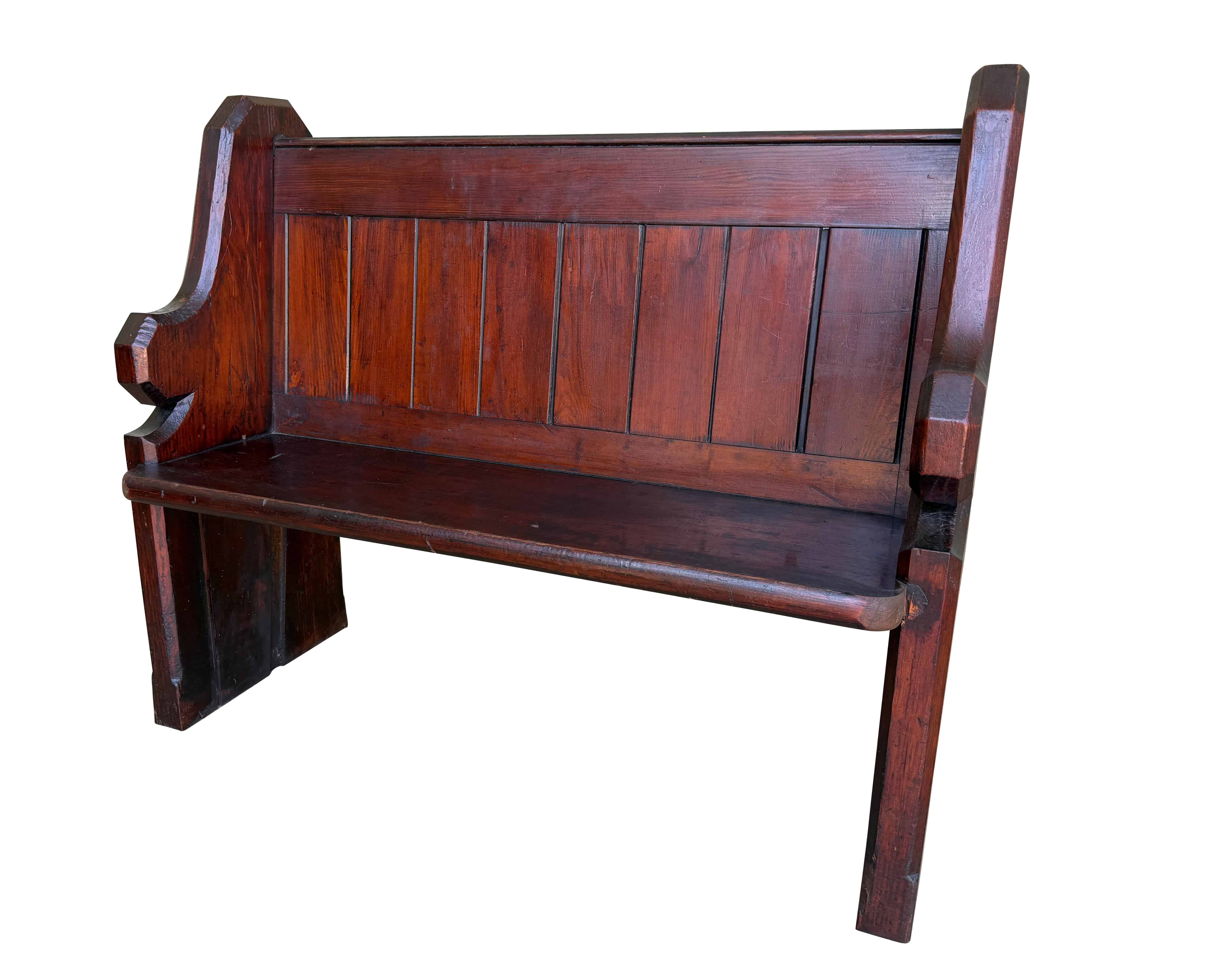 Salvaged Reclaimed Pine Church / Chapel Pew