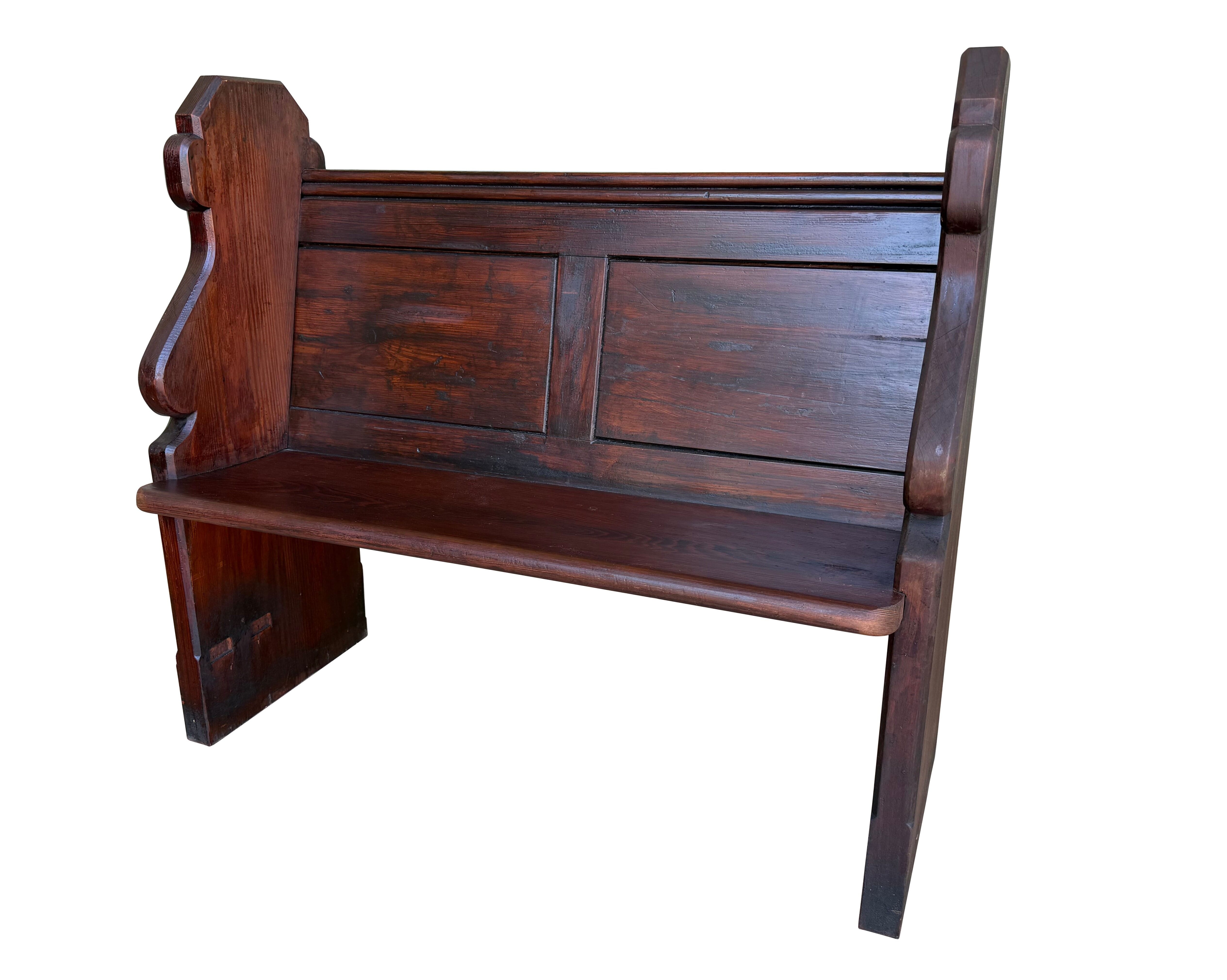 Reclaimed Pine Salvaged Church / Chapel Pew