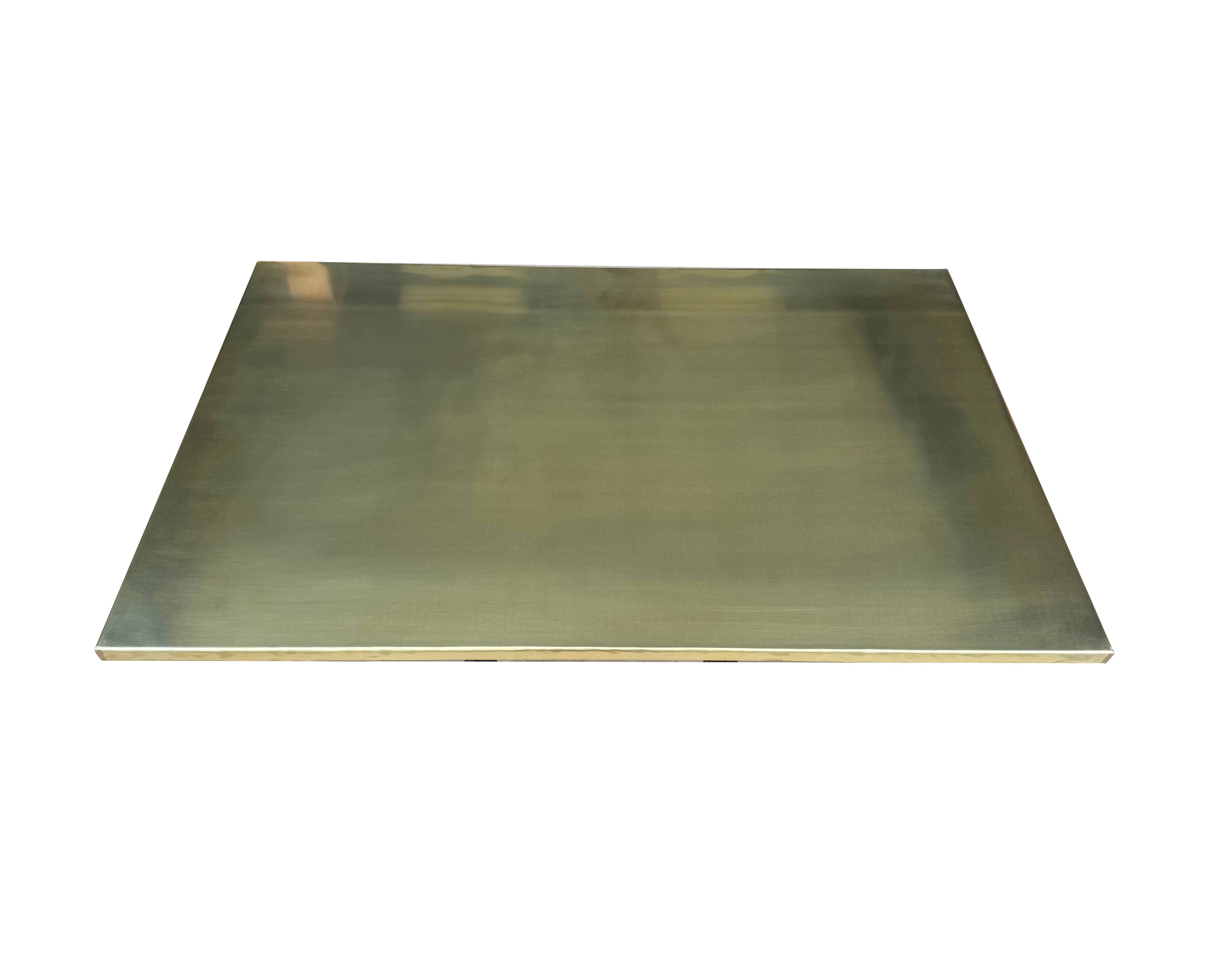 Natural Shiny Brass Bespoke Kitchen Worktop