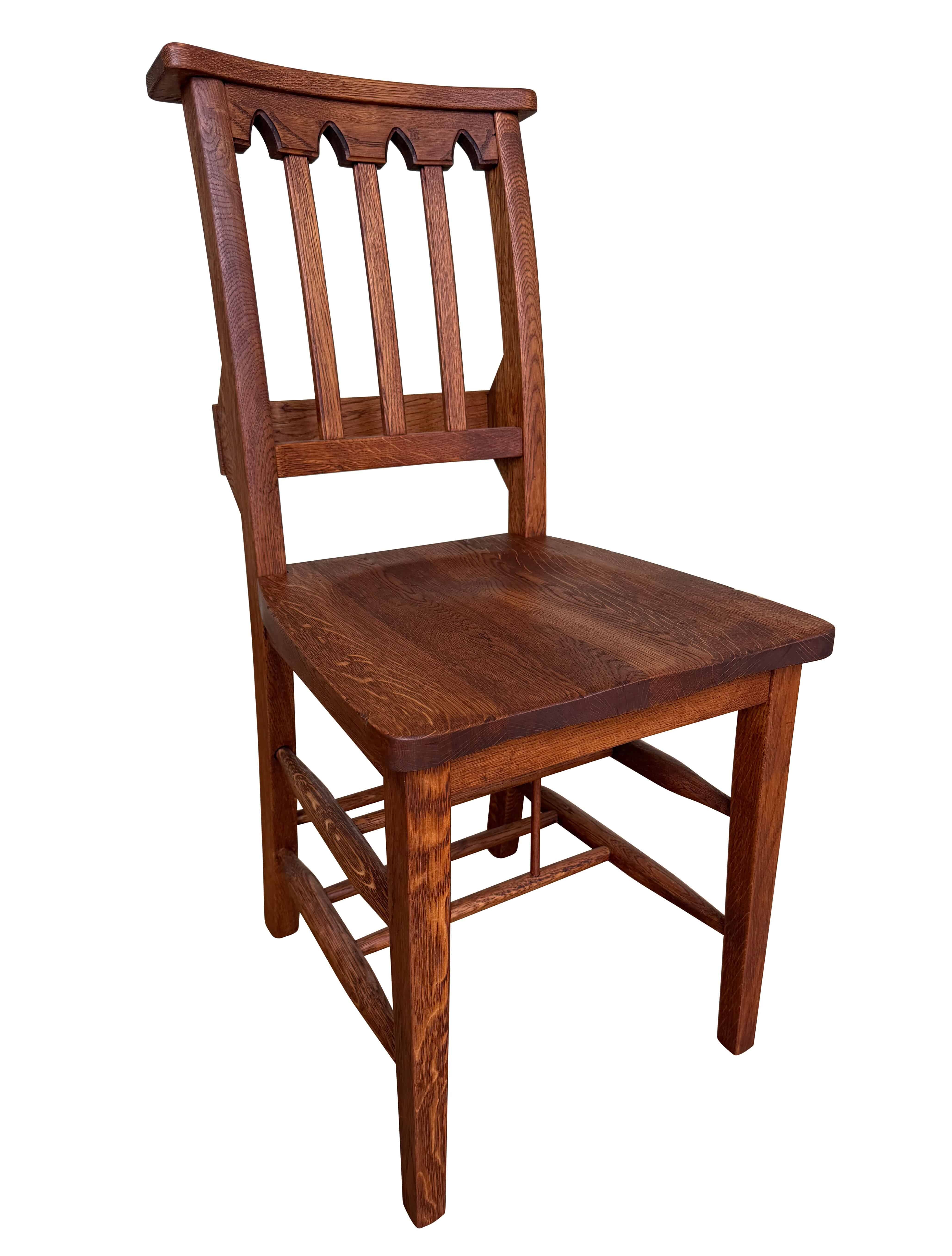 Solid Oak Oxford Chapel / Church Chair Range