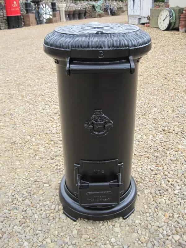 Unused Reclaimed Size Three Portway Tortoise Stove