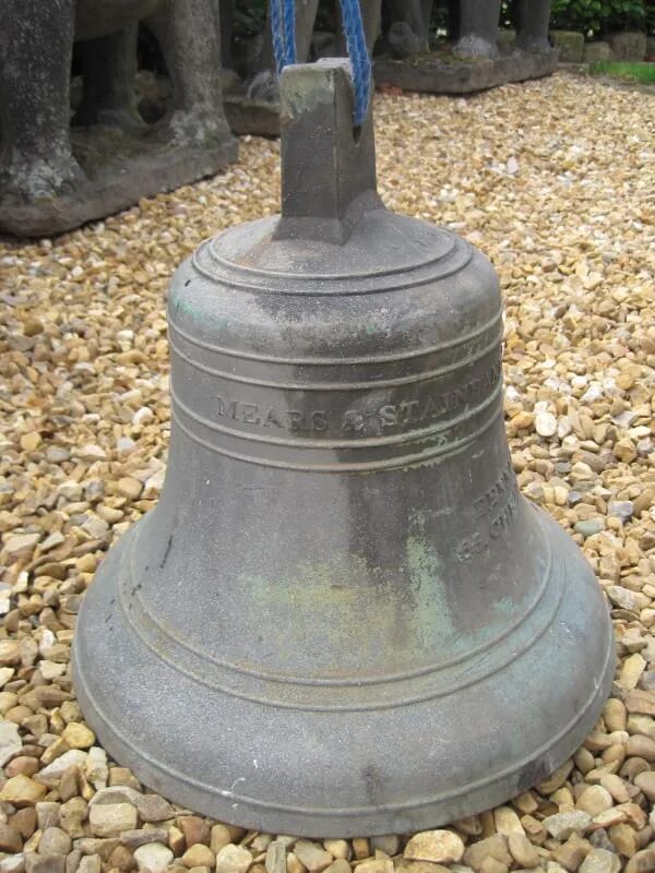 Antique Bronze Church or School Bell London 1865 - 4925