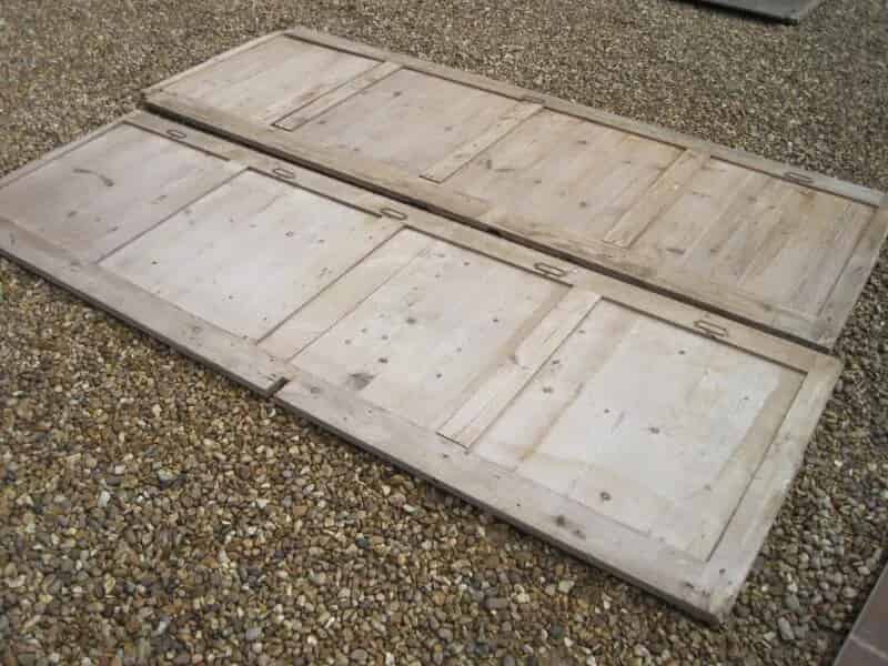2 Lengths of Victorian Antique Salvaged Pine Wall Panelling