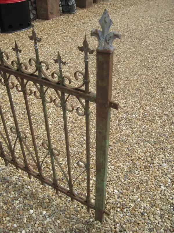 Run of Antique Reclaimed Wrought & Cast Iron Railings