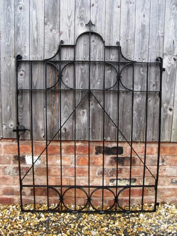 Antique Wrought Iron Pedestrian Gate with all fixings - 4710