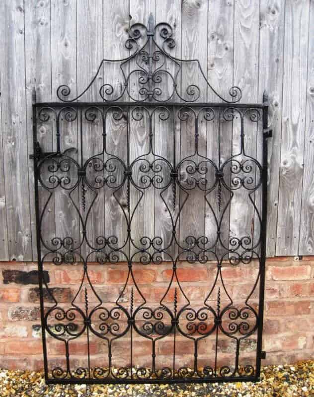 Antique Victorian Wrought Iron Pedestrian Gate with all fixings