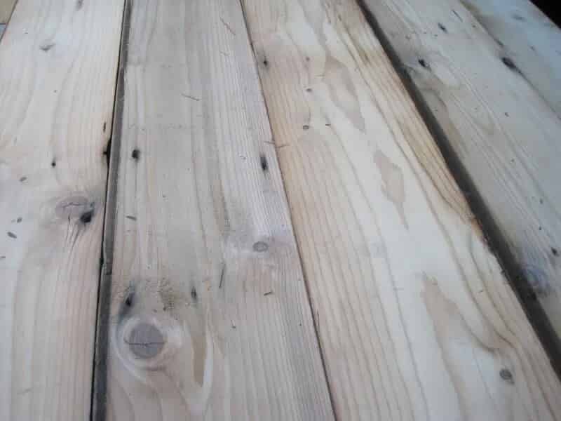 Antique Reclaimed Pine Tongue and Grooved Floorboards