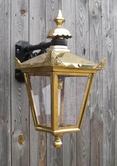 New Brass Wall Mounted Hanging Lantern, Hanging Lantern Style Outdoor Lights