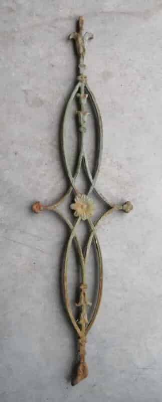 A Set of 17 Reclaimed cast iron staircase balusters