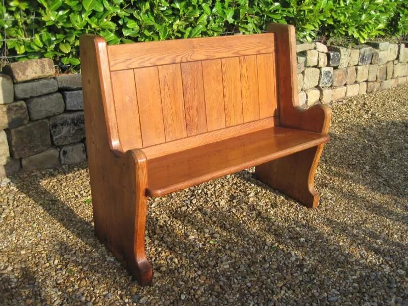 Antique Reclaimed Victorian Pew or Seat - 5192