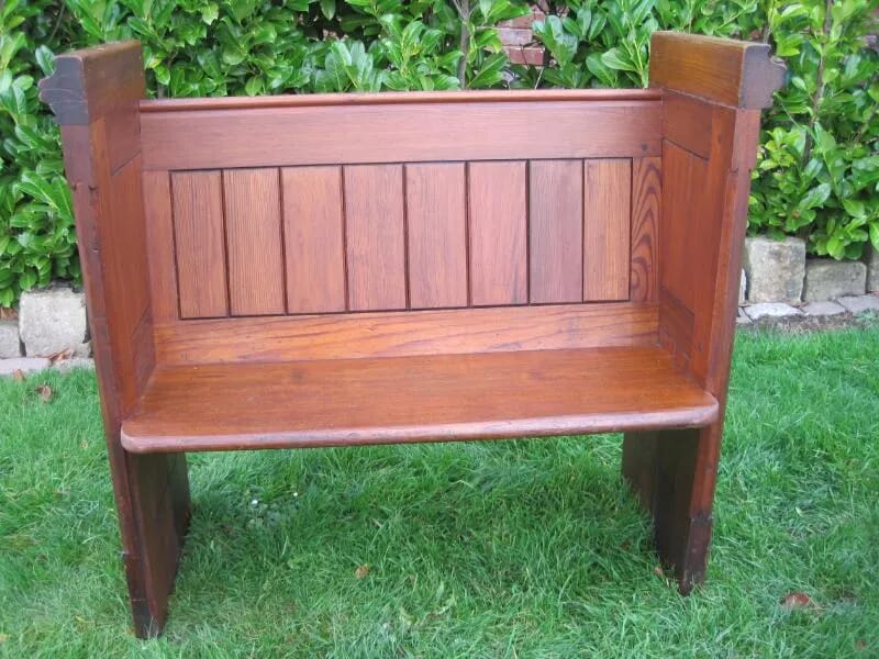 Antique Reclaimed Victorian Pew - 5198