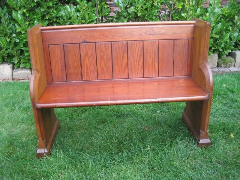Antique Reclaimed Original Victorian Pew - 5199