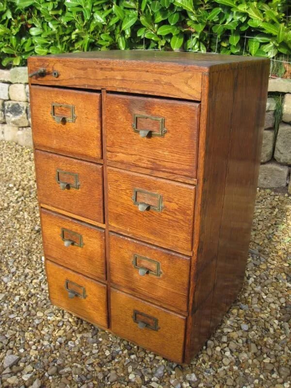 Bank of Oak Filing Drawers - 24 Bottle Wine Rack - 5207