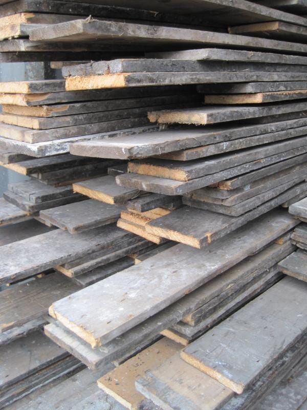 Pine Square Edged Antique Victorian Floorboards - 5165