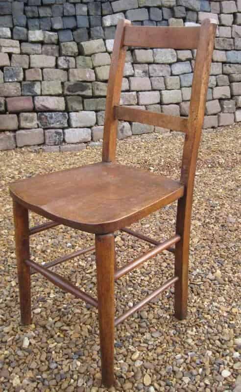 Primary Image - Antique Church Chairs without book holder