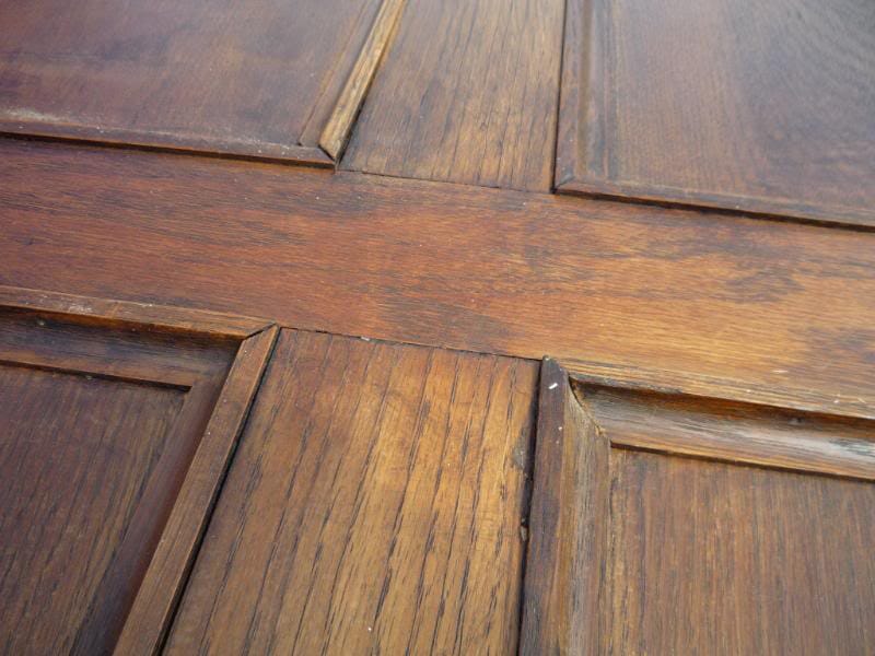Antique solid Oak salvaged wall panelling - 4186
