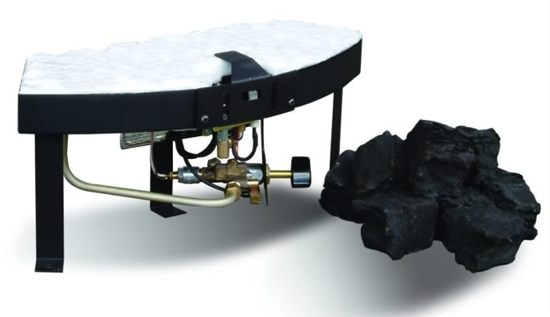Gas Fire with Firebricks Below 7KW - G1