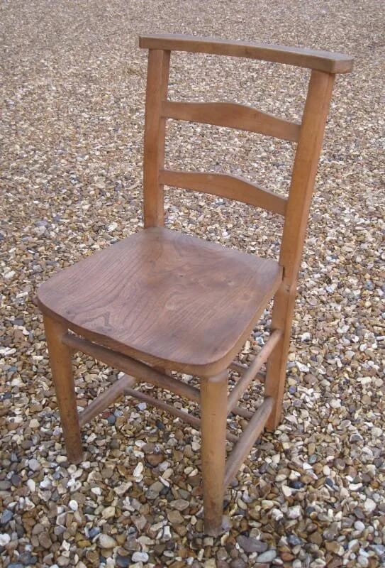 Antique Elm Seated Kitchen or Dining Chairs - 5270