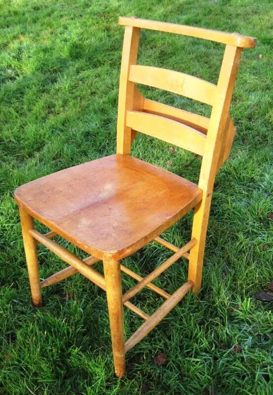 Antique Church, Kitchen or Dining Chairs - 5261