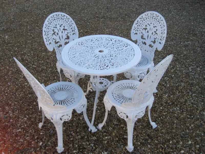 Set of Garden Chairs and a Table