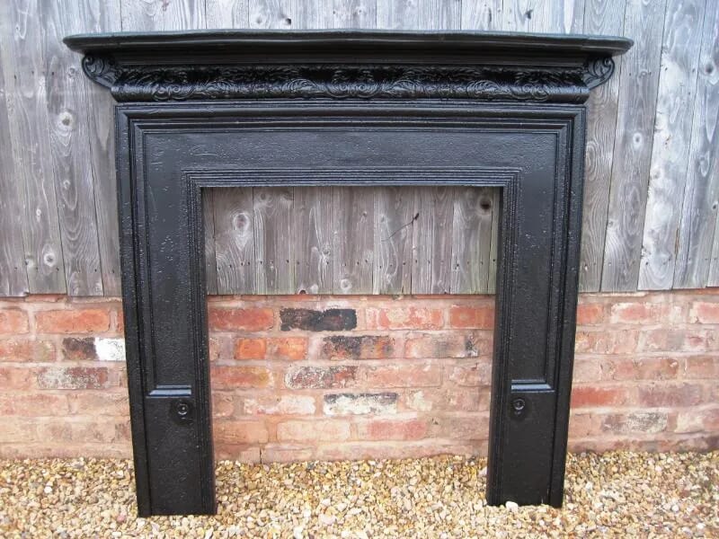Antique Reclaimed Cast Iron Fire Surround - 5223
