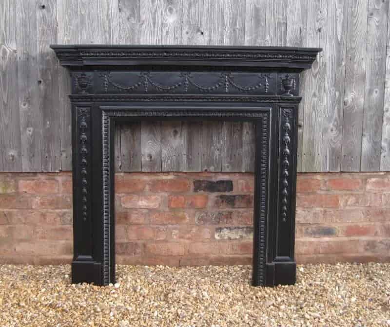 Reclaimed Antique Cast Iron Fire Surround