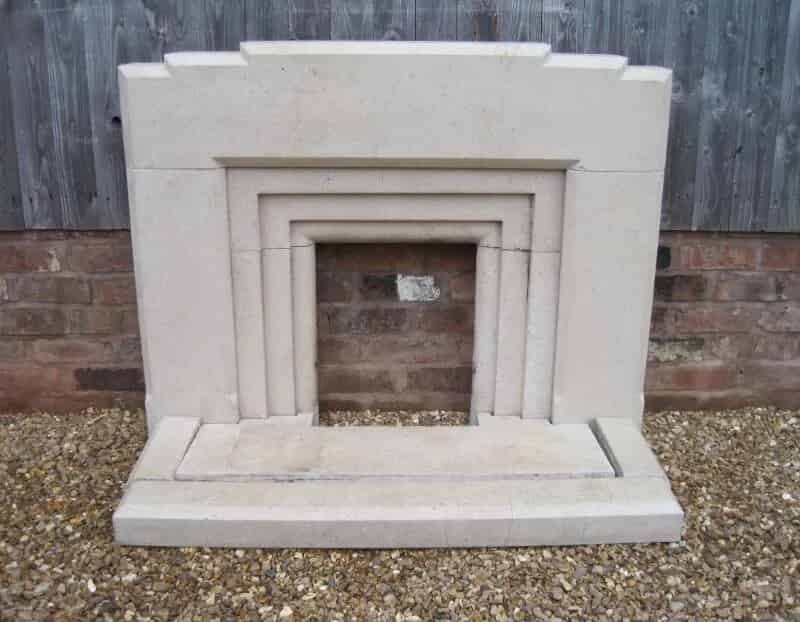 Salvaged Fire Surround with Hearth