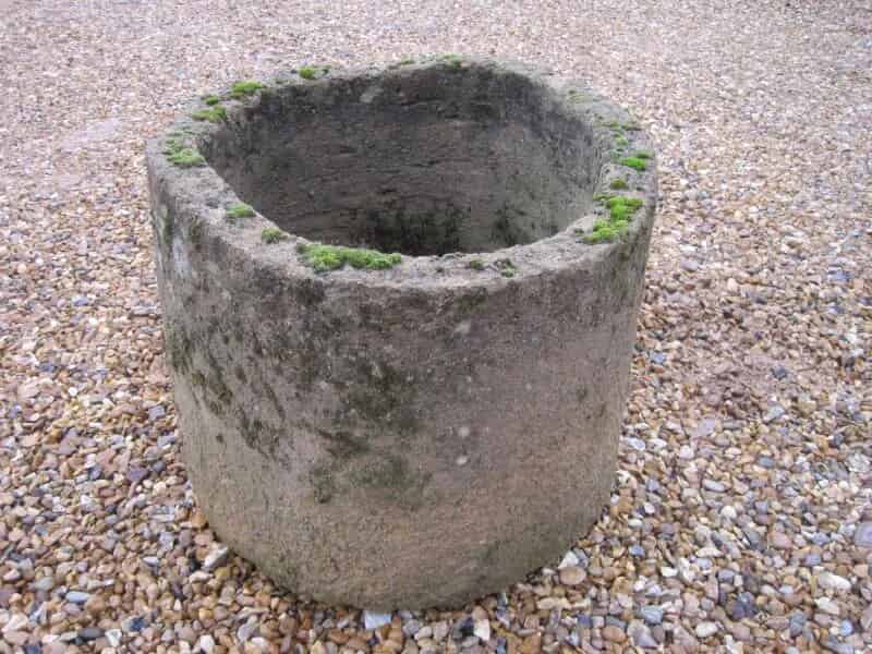 Round Antique Garden Trough
