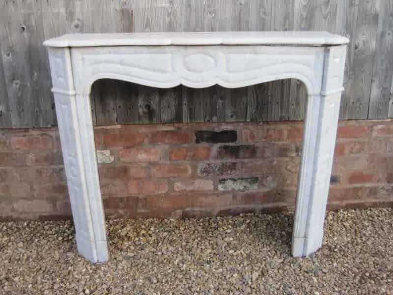 Reclaimed Antique Marble Fire Surround