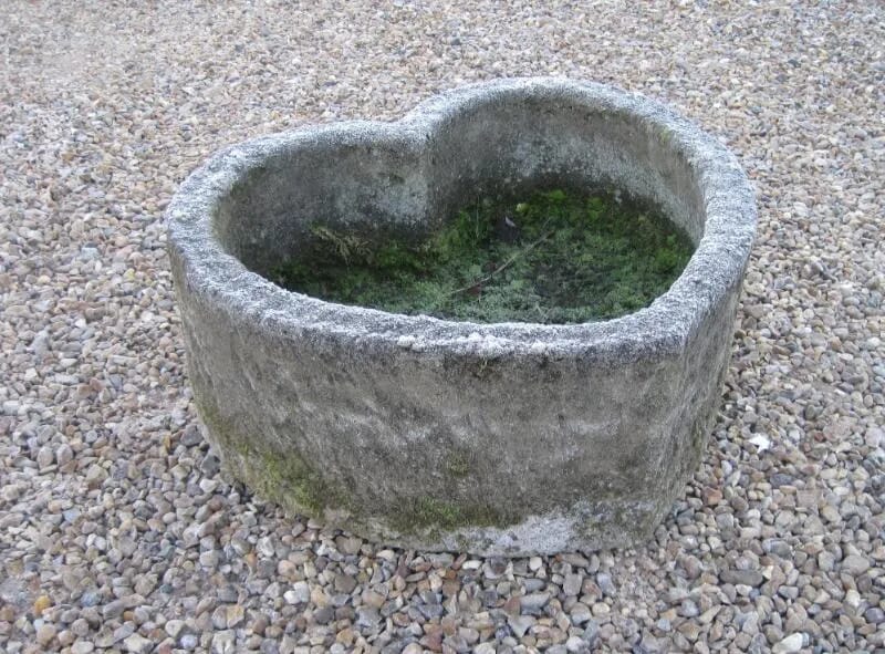 An Antique Garden Trough - Heart Shaped - 5345