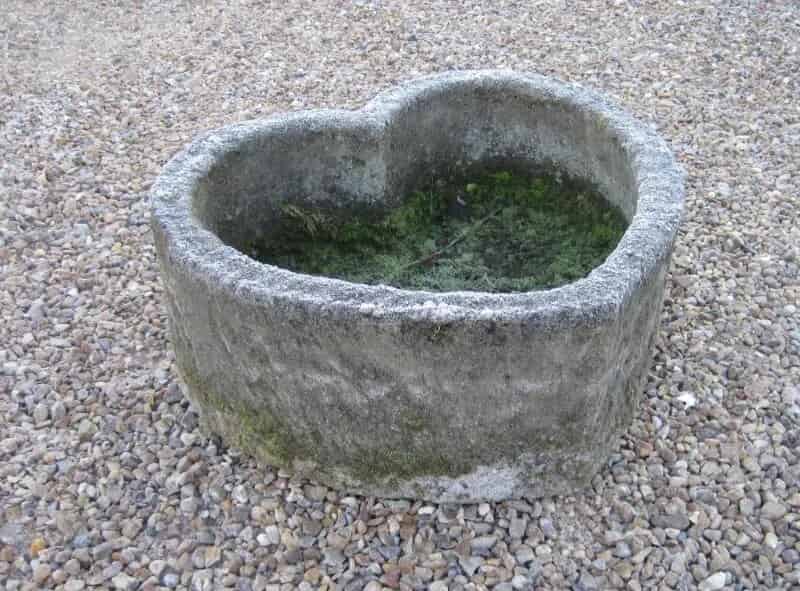 An Antique Garden Trough - Heart Shaped