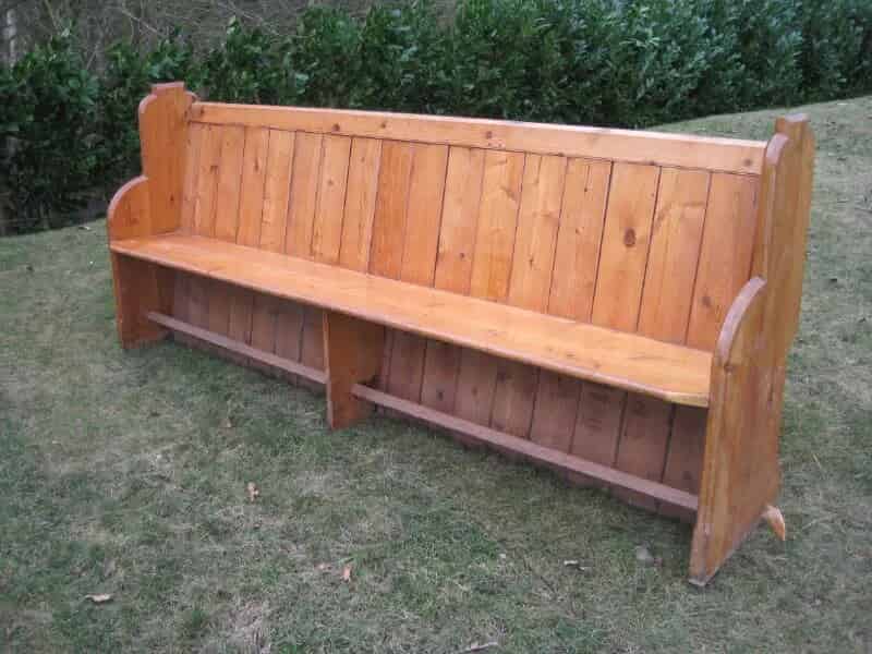 Reclaimed Antique Pew from Shenstone Church