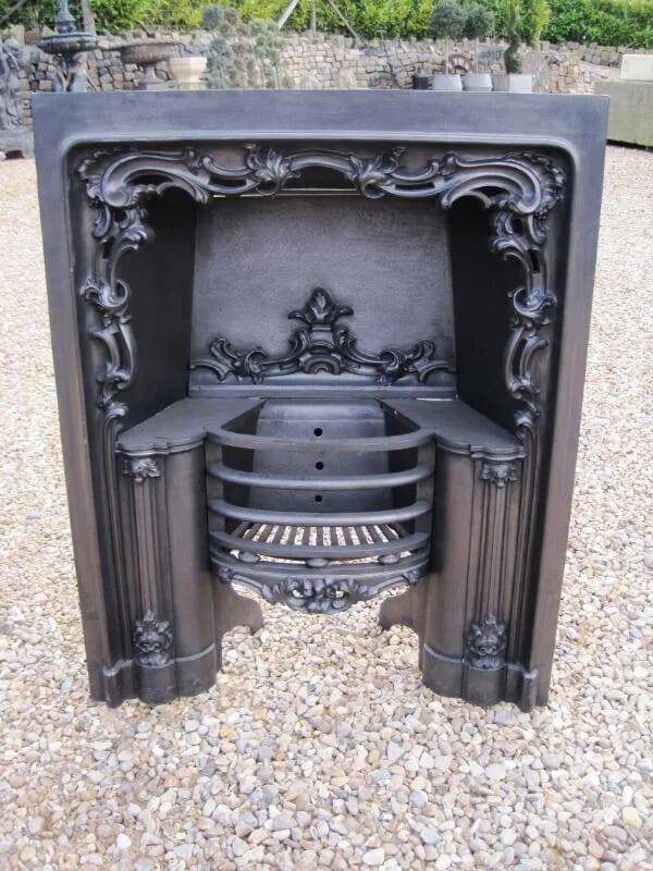 Original Georgian Cast Iron Hob Grate - 5282