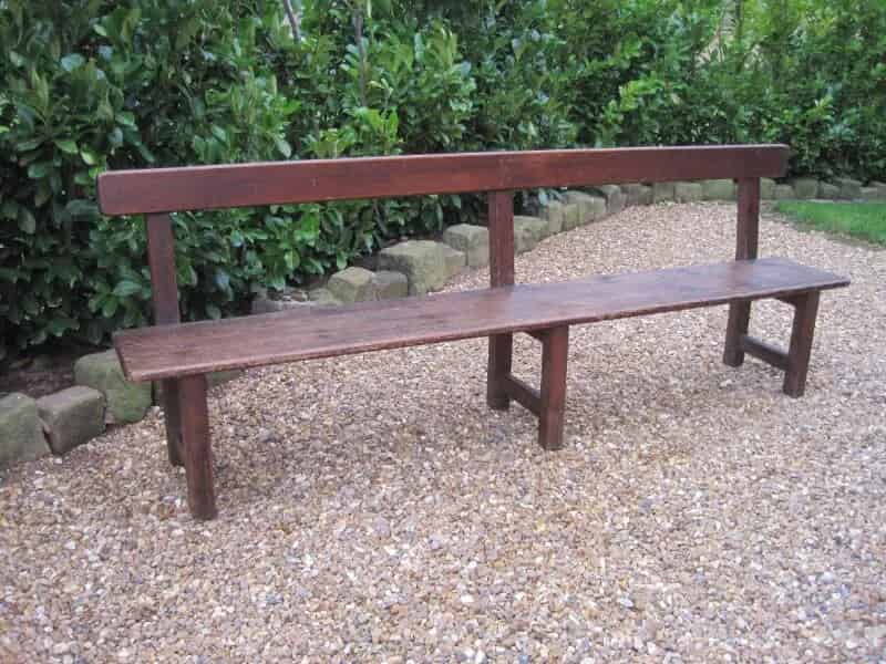 A Antique Reclaimed Pine Bench