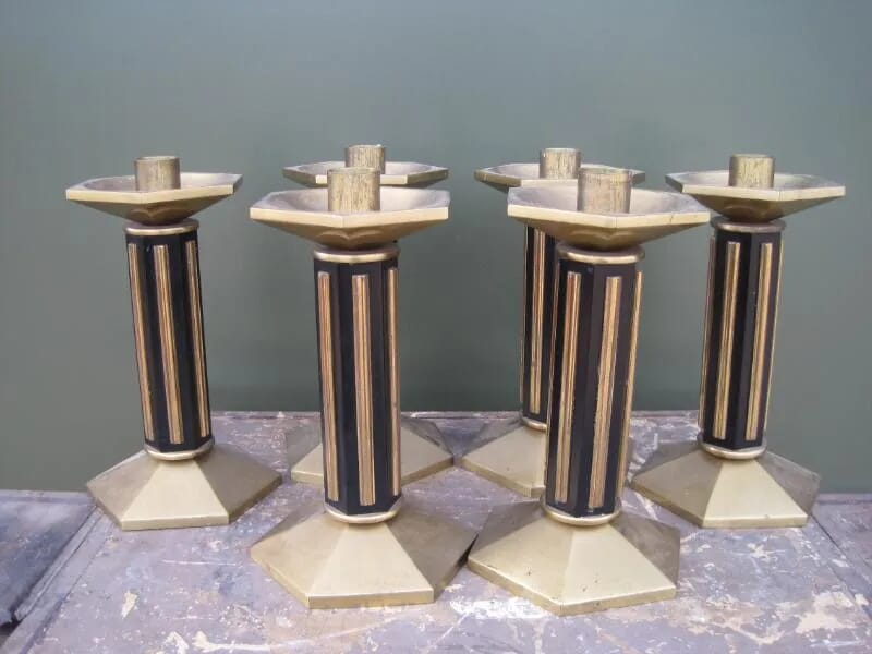 Set of 6 Altar Candlesticks - 5246