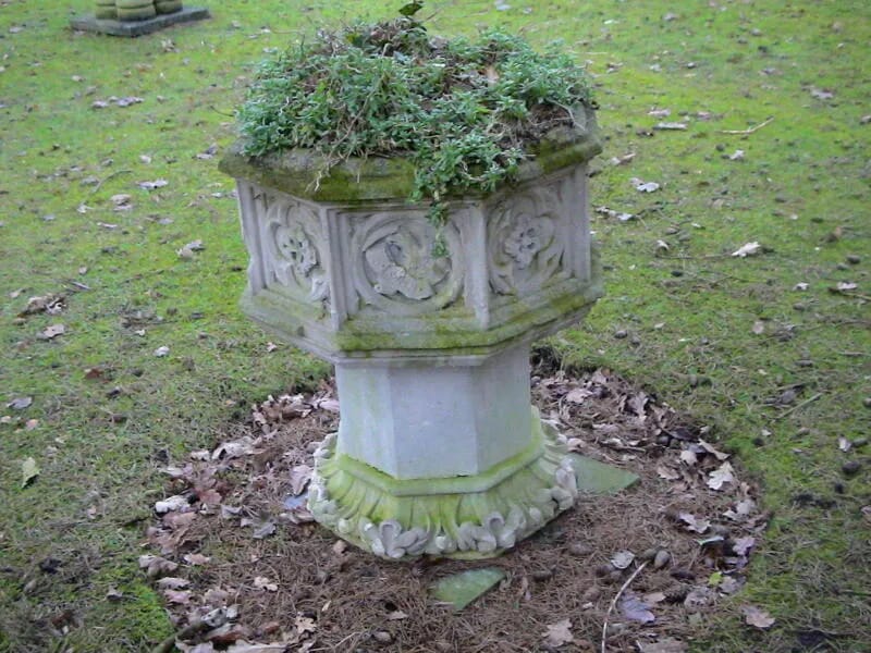 Victorian Limestone Font - 5382