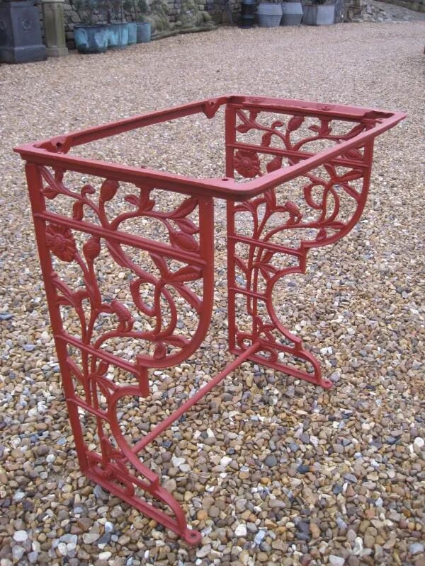 Original Antique Victorian Cast Iron Sink Stand - 5306