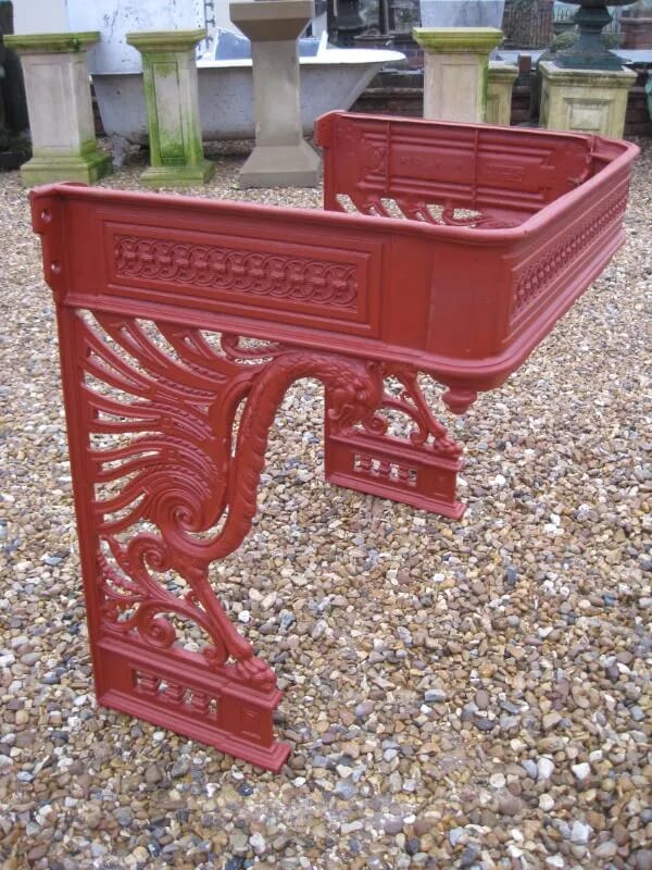 Antique Victorian Cast Iron Sink Stand - 5307