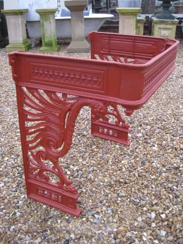 Antique Victorian Cast Iron Sink Stand