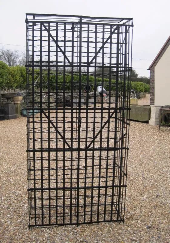 Antique Iron Wine Rack - from France - 5423