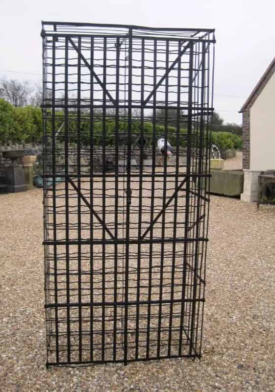 Antique Iron Wine Rack - from France