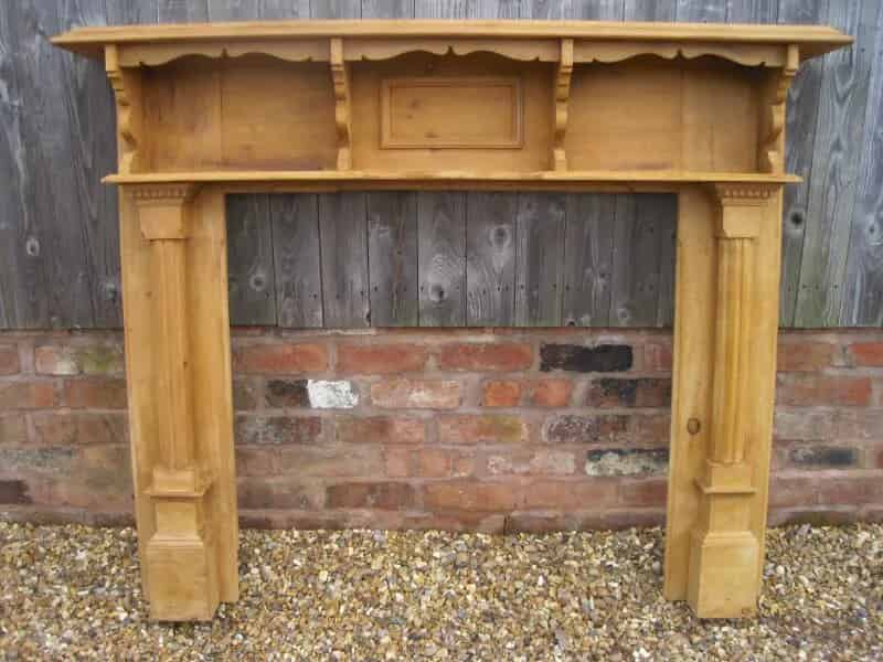 Reclaimed Antique Pine Fire Surround