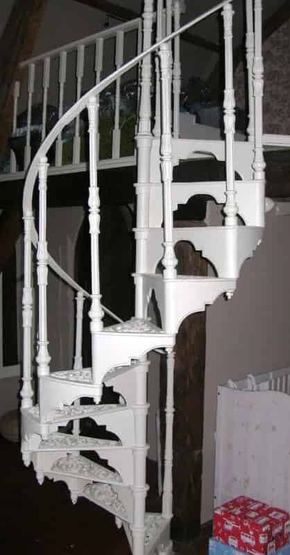 Reclaimed Cast Iron Spiral Staircase