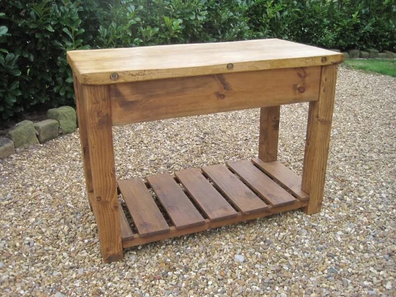 Antique Butchers Chopping and Preperation Block - 5218