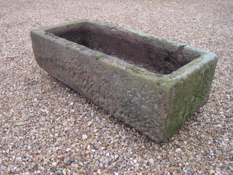 Reclaimed Antique Stone Garden Trough - 5435